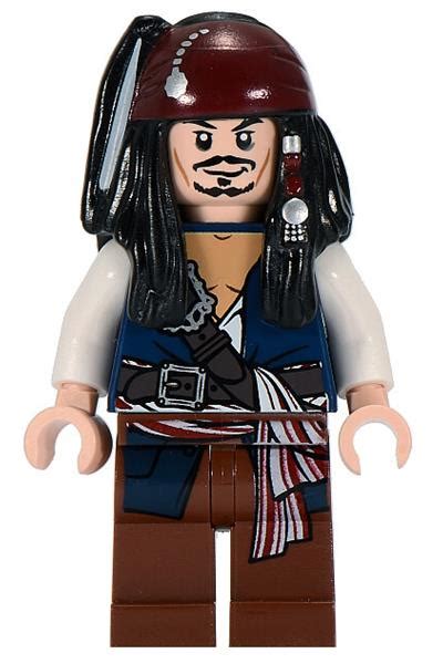 jack sparrow lego|Captain Jack Sparrow : Minifigure poc001 .